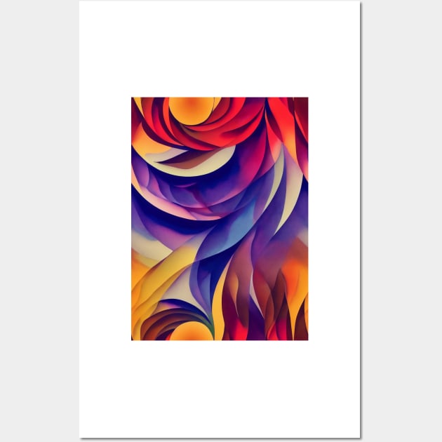 Multidimensional Swirls, Twenty-Five: Wall Art by EverythingSings.Art